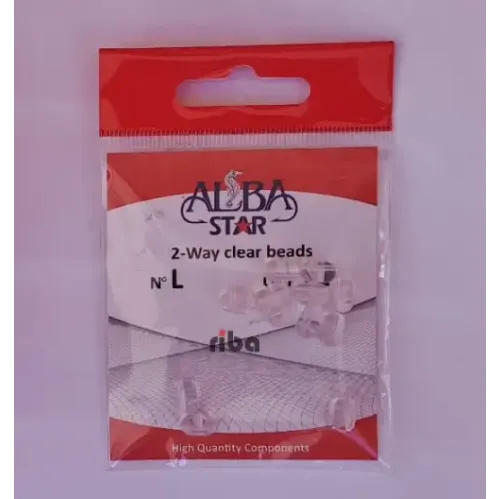 Albastar Çift Yönlü Şeffaf Boncuk 