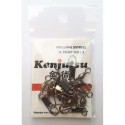 Kenjutsu kilitli klips fırdöndü No:3 Kenjutsu kilitli klips fırdöndü No:3