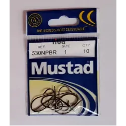 Mustad Olta İğnesi 530NPBR 10lu No:1