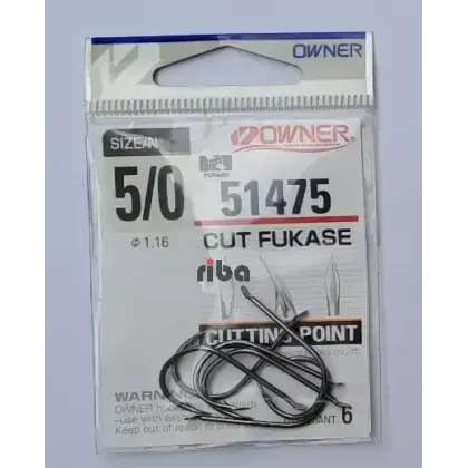 Owner 51475 Cut Fukase iğne no:5/0 Owner 51475 Cut Fukase iğne no:5/0