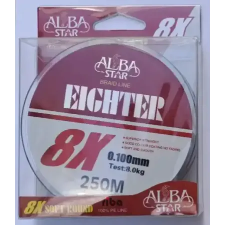 Albastar Eighter 8x Örgü İp Misina 0.10 mm 250 m