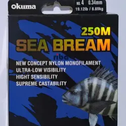 Okuma Sea Bream 0.34 mm 250 mt. Misina Okuma Sea Bream 0.34 mm 250 mt. Misina